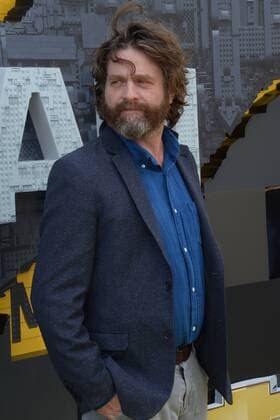 Cast member Zach Galifinakis, the voice of the Joker attends the premiere of the animated fantasy The LEGO Batman Movie at the Regency Village Theatre in the Westwood section of Los Angeles on February 4, 2017. Storyline: Bruce Wayne must not only deal with the criminals of Gotham City, but also the responsibility of raising a boy he adopted.  LAP2017020472 JIMxRUYMEN
