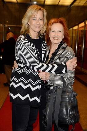 Brigitte Grothum, Debora Weigert Ankunft zur Premiere Im Sommer wohnt er unten in der Komoedie am Kudamm in Berlin am 05.02.2017