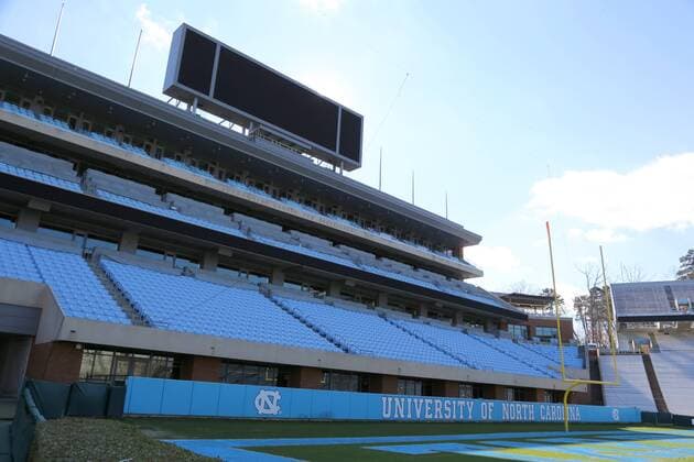 Wake Forest Tribuene im Stadion der University of North Carolina beim THEMENBILD North Carolina, 27.01.2017, 27.01.2017 Copyright: xHommesx Eibner-Pressefotox EP_mhs