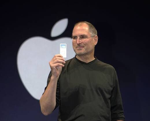 Sep 07, 2005; San Francisco, CA, USA; The new Motorola ROKR is the first cell phone equipped with a version of Apples iTunes software. The phone lets users transfer up to 100 songs from iTunes to their phone. Apple not only introduced a new product when they unveiled the iPod Nano , they actually discontinued their most popular MP3 player, the iPod mini. Apple CEO STEVE JOBS.. - ZUMAm90_ 20050907_kri_m90_013 Copyright: xMarkxRichardsx