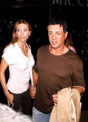 Aug. 17, 2005 - Beverly Hills, CALIFORNIA, USA - K44411MR.CELEBS OU AND ABOUT IN BEVERLY HILLS, CA. .(08-17-05). MILAN RYBA 2005.SILVESTER STALLONE AND WIFE JENNIFER. - ZUMAg49_ 20050817_gaf_g106_178 Copyright: xMilanxRybax