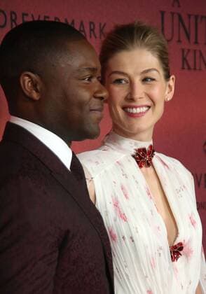 February 6, 2017 - New York, New York, U.S. - DAVID OYELOWO, ROSAMUND PIKE attend the World Premier of Fox Searchlight s A United Kingdom .The Paris Theater, NYC.February 6, 2017.Photos by , Photos Inc.2017 New York U.S. - ZUMAms4_ 20170206_zaf_ms4_001 Copyright: xSoniaxMoskowitzx