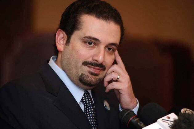 June 24, 2005 - U.S. - KRT WORLD NEWS STORY SLUGGED: LEBANON-HARIRI KRT PHOTOGRAPH BY PAUL ASSAKER KRT (June 24) Saad al-Hariri, the son of the Lebanon s late Prime Minister Rafik al-Hariri looks on during a press conference held in his home in Beirut, Lebanon, on June 20,2005. (smd) 2005 - ZUMAm67_ 20050624_baf_m67_073 Copyright: xPaulxAssakerx