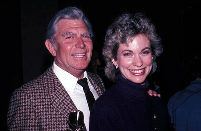 June 24, 2005 - F2342.1986.ANDY GRIFFITH AND WIFE CINDY. PHOTOS - ZUMAg49_ 20050624_gaf_g49_218 Copyright: xGlobexPhotosx
