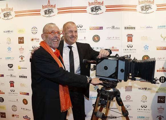 Leonhard Mueller, Laudator Heino Ferch bei Verleihung ASKANIA Award 2017 im Ellington Hotel Berlin.