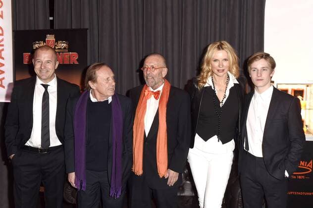 Heino Ferch, Claus Theo Gärtner, Leonhard R. Müller, Veronica Ferres und Louis Hofmann beim Askania Award 2017 im Ellington Hotel. Berlin, 07.02.2017 Foto:xF.xKernx xFuturexImage