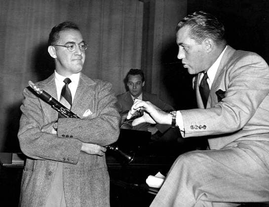May 11, 2005 - ED SULLIVAN AND BENNY GOODMAN. SMP - ZUMAg49_ 20050511_gaf_g49_240 Copyright: xGlobexPhotosx