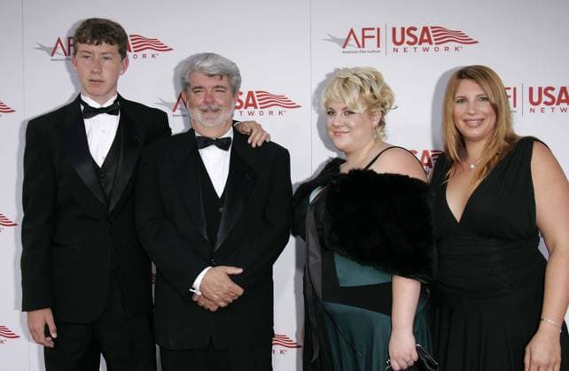 Jun 9, 2005; Hollywood, California, USA; Director GEORGE LUCAS & KIDS at the 33rd AFI Life Achievement Award: A Tribute To George Lucas held at the Kodak Theatre..  - ZUMAkids 20050609_lis_o05_036 Copyright: xLisaxO Connorx