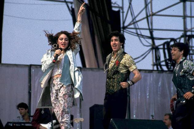 June 16, 2005 - F1267.LIVE AID CONCERT AT VETERANS STADIUM PHILADELPHIA.07-17-1985. MIKE GROSSMAN- 1985..MADONNA.LIVEAIDRETRO - ZUMAg49_ 20050616_gaf_g49_148 Copyright: xMichaelxGrossmanx