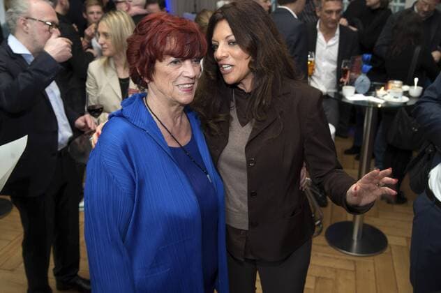 Regina Ziegler und Alice Brauner beim Blaue Blume Award 2017 im Historischen Frühstückssaal im Sony Center am Potsdamer Platz. Berlin, 08.02.2017 Foto:xK.xWernerx xFuturexImage