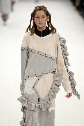 February 8, 2017 - Kiev, Ukraine - A model presents a creation by Ukrainian designer Sofia Rousinovich during the Ukrainian Fashion Week FW 2017 18, at Mystetskyi Arsenal in Kiev, Ukraine, 08 February 2017. The event presents Autumn-Winter 2017 18 collections by Ukrainian and International designers, from 4 to 8 February Kiev Ukraine  - ZUMAn230 20170208_zaa_n230_468 Copyright: xStrx