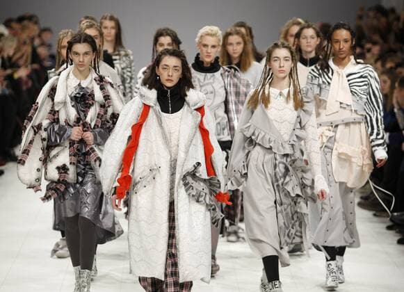 February 8, 2017 - Kiev, Ukraine - Models present creations by Ukrainian designer Sofia Rousinovich during the Ukrainian Fashion Week FW 2017 18, at Mystetskyi Arsenal in Kiev, Ukraine, 08 February 2017. The event presents Autumn-Winter 2017 18 collections by Ukrainian and International designers, from 4 to 8 February Kiev Ukraine  - ZUMAn230 20170208_zaa_n230_469 Copyright: xStrx