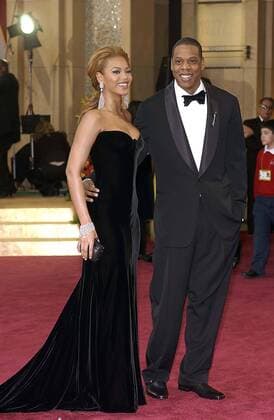 Feb. 27, 2005 - Hollywood, CALIFORNIA, USA - K41925VG.77TH ANNUAL ACADEMY AWARDS (RED CARPET ARRIVALS) AT THE KODAK THEATRE, CA 02-27-2005.BEYONCE KNOWLES AND JAY Z. - ZUMAg49_ 20050227_gaf_g49_1086 Copyright: xVgx