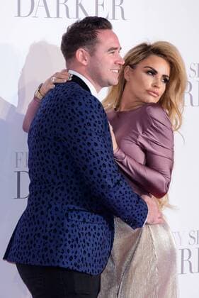 . 09 02 2017. London, United Kingdom. Kieran Hayler and Katie Price arrive at the Fifty Shades Darker - UK film premiere. Odeon, Leicester Square.  xChrisxJosephx xi-Imagesx IIM-14351-0117