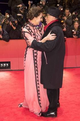 Maggie Gyllenhaal and Dieter Kosslick ttending the opening ceremony with the Django premiere at the 67th Berlin International Film Festival Berlinale 2017 at Berlinale Palast on February 9, 2017 in Berlin, Germany. Foto:xF.xKernx xFuturexImage