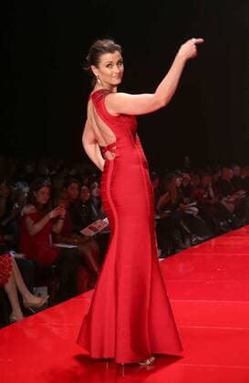 February 9, 2017 - New York, New York, U.S. - BRIDGET MOYNAHAN attends the American Heart Association s Go Red for Women Red Dress Collection, presented by Macy s.Hammerstein Ballroom,NYC.February 9, 2017.Photos by , Photos Inc.2017 New York U.S. - ZUMAms4_ 20170209_zaf_ms4_001 Copyright: xSoniaxMoskowitzx