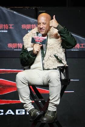 (170210) -- BEIJING, Feb. 9, 2017 -- Actor Vin Diesel addresses the premiere of film xXx: The Return of Xander Cage in Beijing, capital of China, Feb. 9, 2017. This Paramount s film, the third one in the xXx franchise, will be screened in the Chinese mainland on Feb. 9. ) (ry) CHINA-BEIJING-FILM-PREMIERE (CN) ZhengxHuansong 