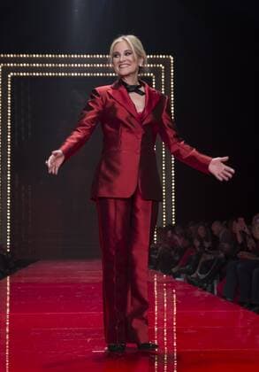 USA: Red Dress Collection 2017 Maureen McCormick in Emilio Sosa walks runway for the Red Dress Collection 2017 fashion show by Macys at Hammerstein Ballroom at Manhattan Center benefit American Heart Association  LevxRadin