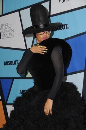 February 9, 2017 - Hollywood, CA, United States - 09 February 2017 - Hollywood, California - Erykah Badu. 8th Annual Essence Black Women In Music held at the NeueHouse Hollywood. Photo Credit: AdMedia Hollywood United States - ZUMAa123 20170209_zaa_a123_016 Copyright: xBirdiexThompsonx