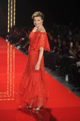 Lucy Lawless bei der American Heart Association s Go Red For Women Red Dress Collection Modenschau im Rahmen der New York Fashion Week im Hammerstein Ballroom. New York, 09.02.2017 Foto:xD.xVanxTinex xFuturexImage