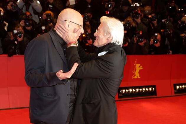 Regisseur Oren Moverman und Richard Gere bei der The Dinner Film Premiere im Rahmen der 67. Internationale Filmfestspiele Berlin Berlinale am 10.02.2017 in Berlin Berlinale 2017- The Dinner Filmpremiere 