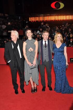 67th Berlin International Film Festival. Festival Internazionale del Cinema di Berlino. Red Carpet film The Dinner . Pictured: Rebecca Hall, Oren Moverman, Richard Gere, Steve Coogan; Laura Linney  Copyright: xLennyx xIPAx xPoolxRoma2x