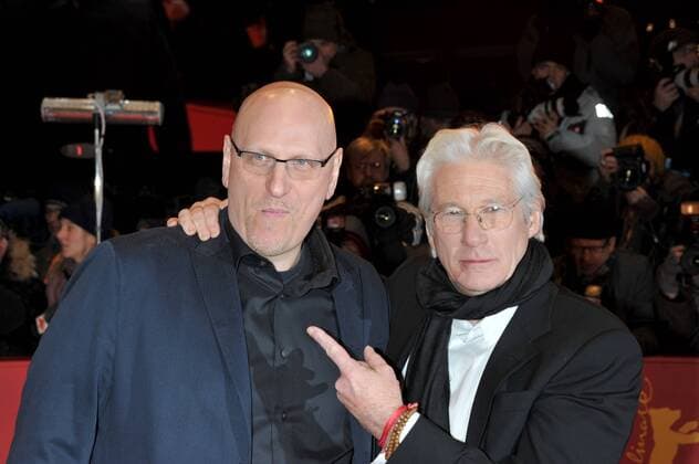 67th Berlin International Film Festival. Festival Internazionale del Cinema di Berlino. Red Carpet film The Dinner . Pictured: Richard Gere, Oren Moverman  Copyright: xLennyx xIPAx xPoolxRoma2x