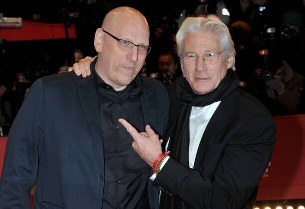 67th Berlin International Film Festival. Festival Internazionale del Cinema di Berlino. Red Carpet film The Dinner . Pictured: Richard Gere, Oren Moverman  Copyright: xLennyx xIPAx xPoolxRoma2x