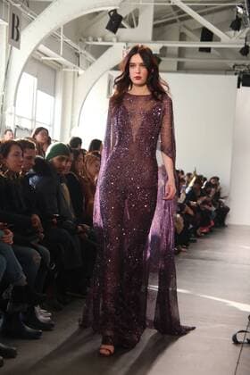 February 10, 2017 - New York, New York, U.S. - The Pamella Roland F W 2017 Fashion Show.Pier 59, Chelsea Piers, NYC.February 10, 2017.Photos by , Photos Inc.2017 New York U.S. - ZUMAms4_ 20170210_zaf_ms4_012 Copyright: xSoniaxMoskowitzx