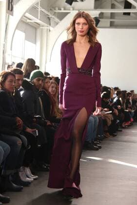February 10, 2017 - New York, New York, U.S. - The Pamella Roland F W 2017 Fashion Show.Pier 59, Chelsea Piers, NYC.February 10, 2017.Photos by , Photos Inc.2017 New York U.S. - ZUMAms4_ 20170210_zaf_ms4_020 Copyright: xSoniaxMoskowitzx