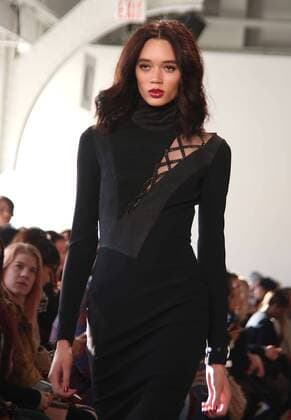 February 10, 2017 - New York, New York, U.S. - The Pamella Roland F W 2017 Fashion Show.Pier 59, Chelsea Piers, NYC.February 10, 2017.Photos by , Photos Inc.2017 New York U.S. - ZUMAms4_ 20170210_zaf_ms4_028 Copyright: xSoniaxMoskowitzx