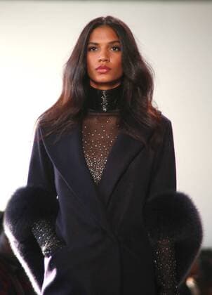 February 10, 2017 - New York, New York, U.S. - The Pamella Roland F W 2017 Fashion Show.Pier 59, Chelsea Piers, NYC.February 10, 2017.Photos by , Photos Inc.2017 New York U.S. - ZUMAms4_ 20170210_zaf_ms4_033 Copyright: xSoniaxMoskowitzx