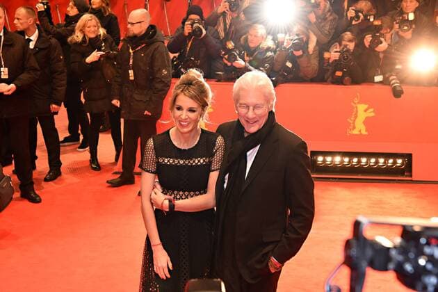 Red Carpet -The Dinner - Richard Gere und Freundin Alejandra 67. Berlinale