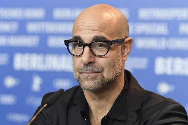Regisseur Stanley Tucci während der Pressekonferenz zum Film FINAL PORTRAIT anlässlich der 67. Berlinale 67. Internationale Filmfestspiele Berlin