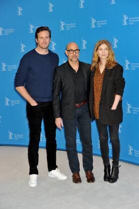 67th Berlin International Film Festival. Festival Internazionale del Cinema di Berlino. Photocall film Final Portrait . Pictured: Stanley Tucci, Armie Hammer, Clemence Poesy  Copyright: xLennyx xIPAx xPoolxRoma2x