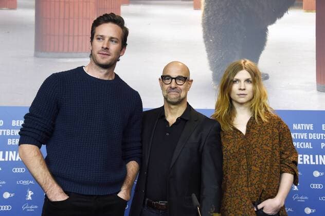 Armie Hammer, Stanley Tucci and Clemence Poesy during the Final Portrait press conference at the 67th Berlin International Film Festival Berlinale 2017 on February 11, 2017 in Berlin, Germany. Foto:xF.xKernx xFuturexImage