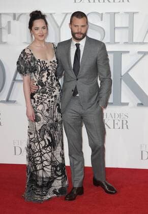 American actress Dakota Johnson and Northern Irish actor Jamie Dornan attending the Fifty Shades Darker UK premiere, held at London s Odeon Leicester Square. FEBRUARY 9th 2017  GBHx17302