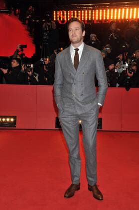 67th Berlin International Film Festival. Red Carpet film Final Portrait . Pictured: Armie Hammer  Copyright: xLennyx xIPAx xPoolxRoma2x