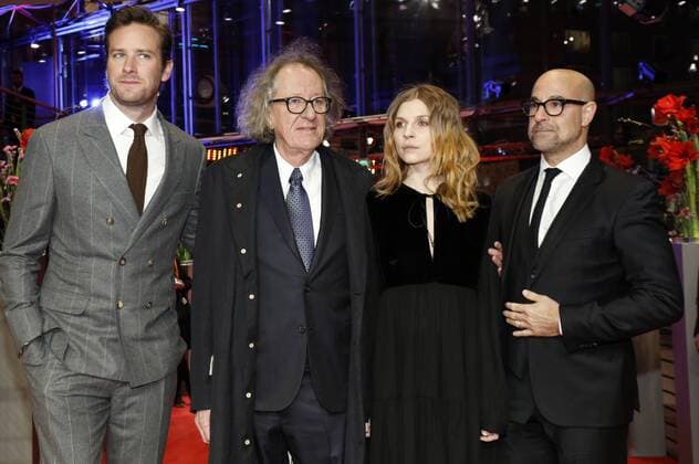 Armie Hammer, Geoffrey Rush, Clemence Poesy and Stanley Tucci attending the Final Portraitr premiere at the 67th Berlin International Film Festival Berlinale 2017 at Berlinale Palast on February 11, 2017 in Berlin, Germany. Foto:xD.xBedrosianx xFuturexImage