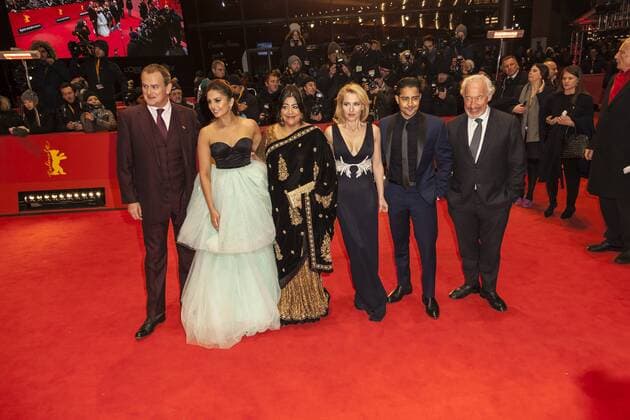 Schaupspieler und Regie auf der Berlinale 2017 für den Film Viceroy™s House Hugh Bonneville, Huma Qureshi, Gurinder Chadha, Gillian Anderson, Manish Dayala, Michael Gambon und Gurinder Chadha auf der Berlinale für den Film Viceroy™s House am 12.02.2017