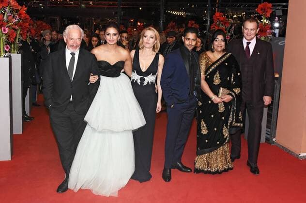 Simon Callow, Huma Qureshi, Gillian Anderson, Manish Dayal, Gurinder Chadha and Hugh Bonneville attending the Viceroy s House premiere at the 67th Berlin International Film Festival Berlinale 2017 at Berlinale Palast on February 12, 2017 in Berlin, Germany. Foto:xC.xNiehausx xFuturexImage