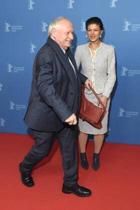 Oskar Lafontaine mit Gattin Sahra Wagenknecht bei der Premiere von Le jeune Karl Marx The Young Karl Marx Der junge Karl Marx auf der Berlinale 2017 67. Internationale Filmfestspiele Berlin im Friedrichstadt-Palast. Berlin, 12.02.2017 Foto:xC.xNiehausx xFuturexImage