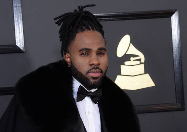 Singer Jason Derulo arrives for the 59th annual Grammy Awards held at Staples Center in Los Angeles on February 12, 2017.  LAP20170212125 JIMxRUYMEN