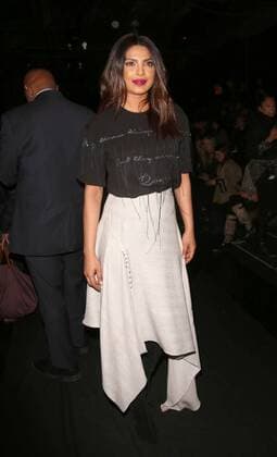 February 12, 2017 - New York, New York, U.S. - Celebrities at Prabal Gurung F W 2017 Fashion Show.Skylight Clarkson Sq, NYC.February 12, 2017.Photos by , Photos Inc.2017 New York U.S. - ZUMAms4_ 20170212_zaf_ms4_022 Copyright: xSoniaxMoskowitzx