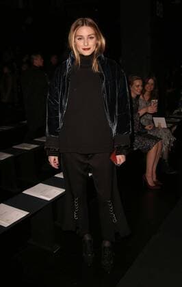 February 12, 2017 - New York, New York, U.S. - OLIVIA PALERMO attends the Prabal Gurung F W 2017 Fashion Show.Skylight Clarkson Sq, NYC.February 12, 2017.Photos by , Photos Inc.2017 New York U.S. - ZUMAms4_ 20170212_zaf_ms4_030 Copyright: xSoniaxMoskowitzx