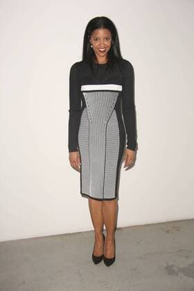 February 12, 2017 - New York, New York, U.S. - RENEE ELISE GOLDSBERRY attends the Prabal Gurung F W 2017 Fashion Show.Skylight Clarkson Sq, NYC.February 12, 2017.Photos by , Photos Inc.2017 New York U.S. - ZUMAms4_ 20170212_zaf_ms4_035 Copyright: xSoniaxMoskowitzx