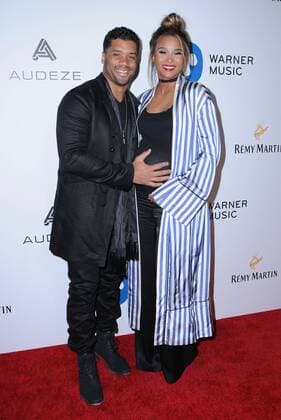 February 12, 2017 - Los Angeles, CA, United States - 12 February 2017 - Los Angeles, California - Russell Wilson, Ciara. Warner Music Group Hosts Annual Grammy Celebration held at Milk Studios. Photo Credit: AdMedia Los Angeles United States - ZUMAa123 20170212_zaa_a123_207 Copyright: xBirdiexThompsonx