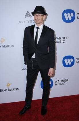 February 12, 2017 - Los Angeles, CA, United States - 12 February 2017 - Los Angeles, California - Chester Bennington. Warner Music Group Hosts Annual Grammy Celebration held at Milk Studios. Photo Credit: AdMedia Los Angeles United States - ZUMAa123 20170212_zaa_a123_232 Copyright: xBirdiexThompsonx
