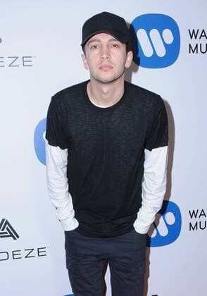 February 12, 2017 - Los Angeles, CA, United States - 12 February 2017 - Los Angeles, California - Tyler Joseph. Warner Music Group Hosts Annual Grammy Celebration held at Milk Studios. Photo Credit: AdMedia Los Angeles United States - ZUMAa123 20170212_zaa_a123_321 Copyright: xBirdiexThompsonx