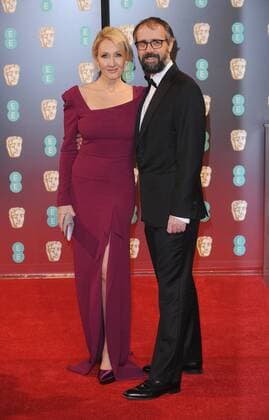 English author J. K. Rowling and her husband Neil Murray attend the 70th EE British Academy Film Awards (BAFTA) at Royal Albert Hall in London FEBRUARY 12th 2017  PTYx17303